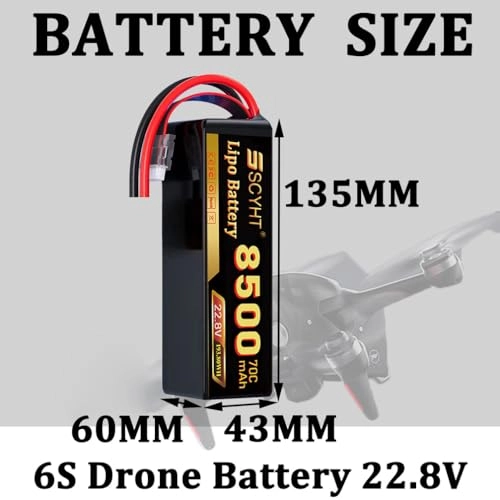 22.8V 6S Drone Battery - 8500mAh