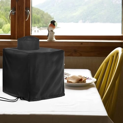 Espresso Machine Cover - 13.5"D x 13.9"W x 16"H Black