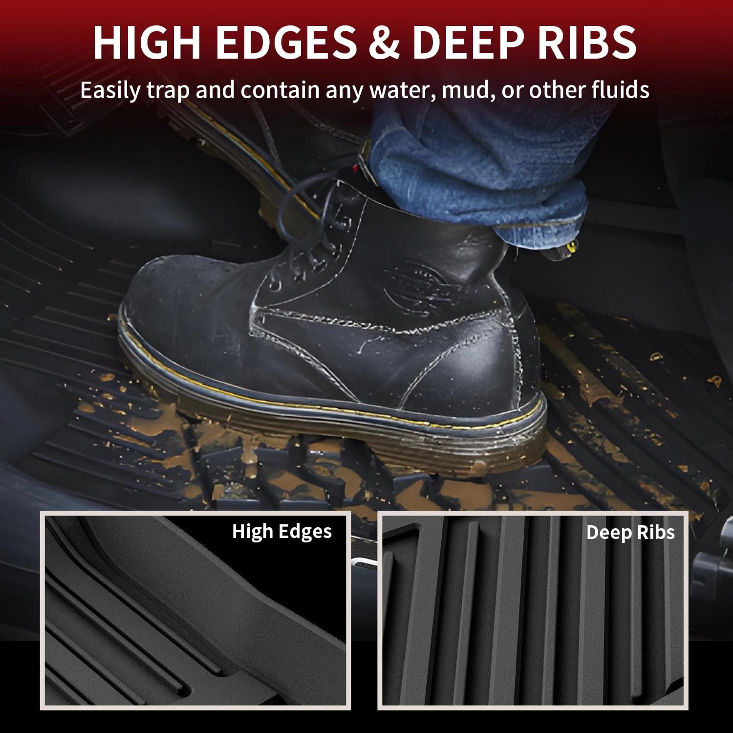 Floor Mats - Toyota Camry 2015-2017 1st & 2nd Row