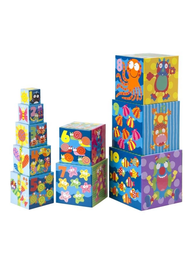 ALEX Toys Little Hands Match And Stack Set - 2+ Years 10 pieces