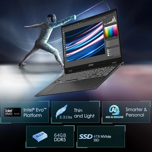 Prestige 16 AI EVO - 16'' Core i7-155H 64GB DDR5 4TB SSD