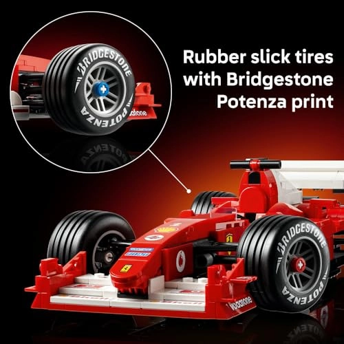 Icons Ferrari F2004 & Michael Schumacher (11375) - F1 Car Model Kit Display Set
