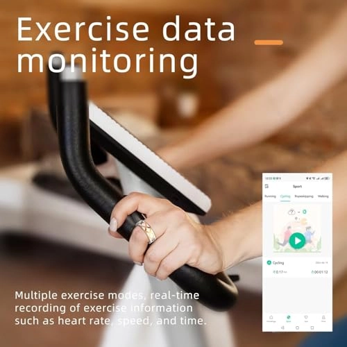 Smart Health Ring - Heart Rate Blood Oxygen IP68 Waterproof