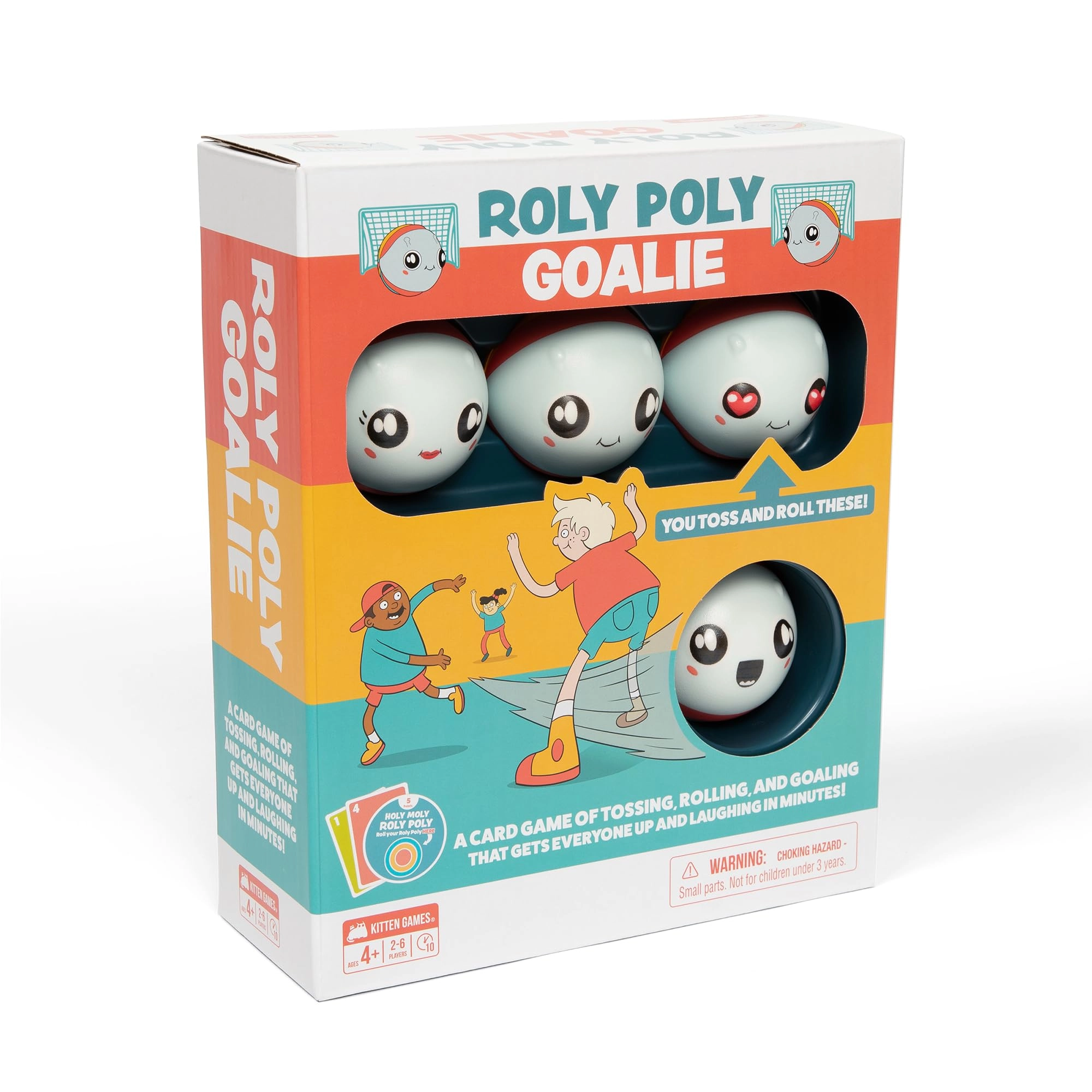 Exploding Kittens Roly Poly Goalie - Card Game
