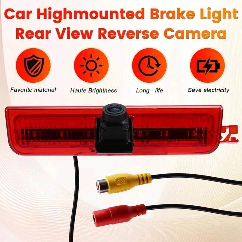 Rear View Backup Brake Light Camera - Night vision RCA 600 TV lines