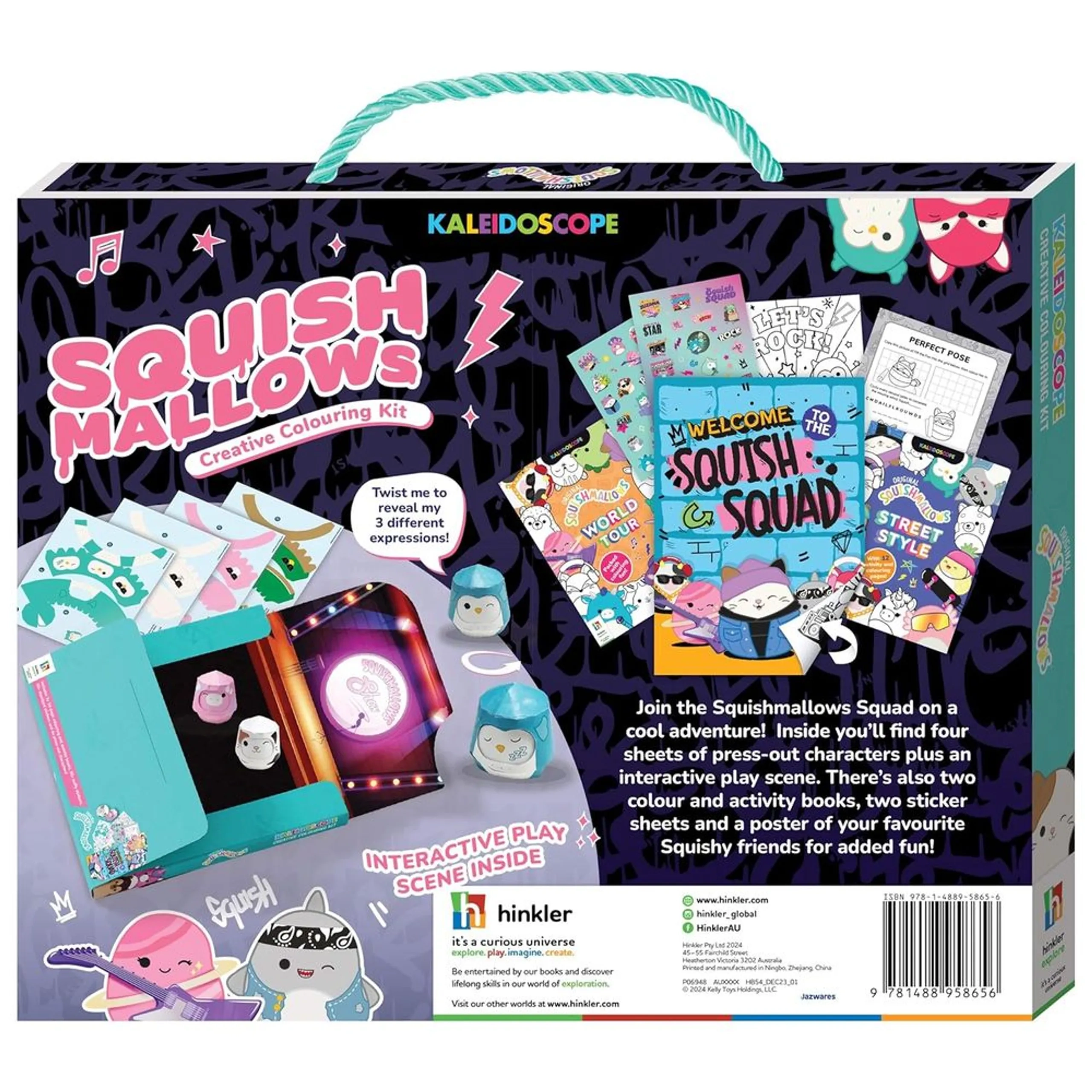 Kaleidoscope Squishmallows Creative Colouring Kit - Multicolor