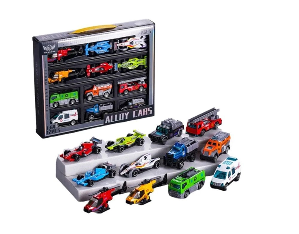 Die Cast Cars - 1:64 12 Pcs