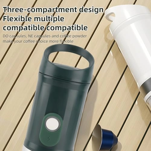 Mini Coffee Maker - Rechargeable 9600mAh