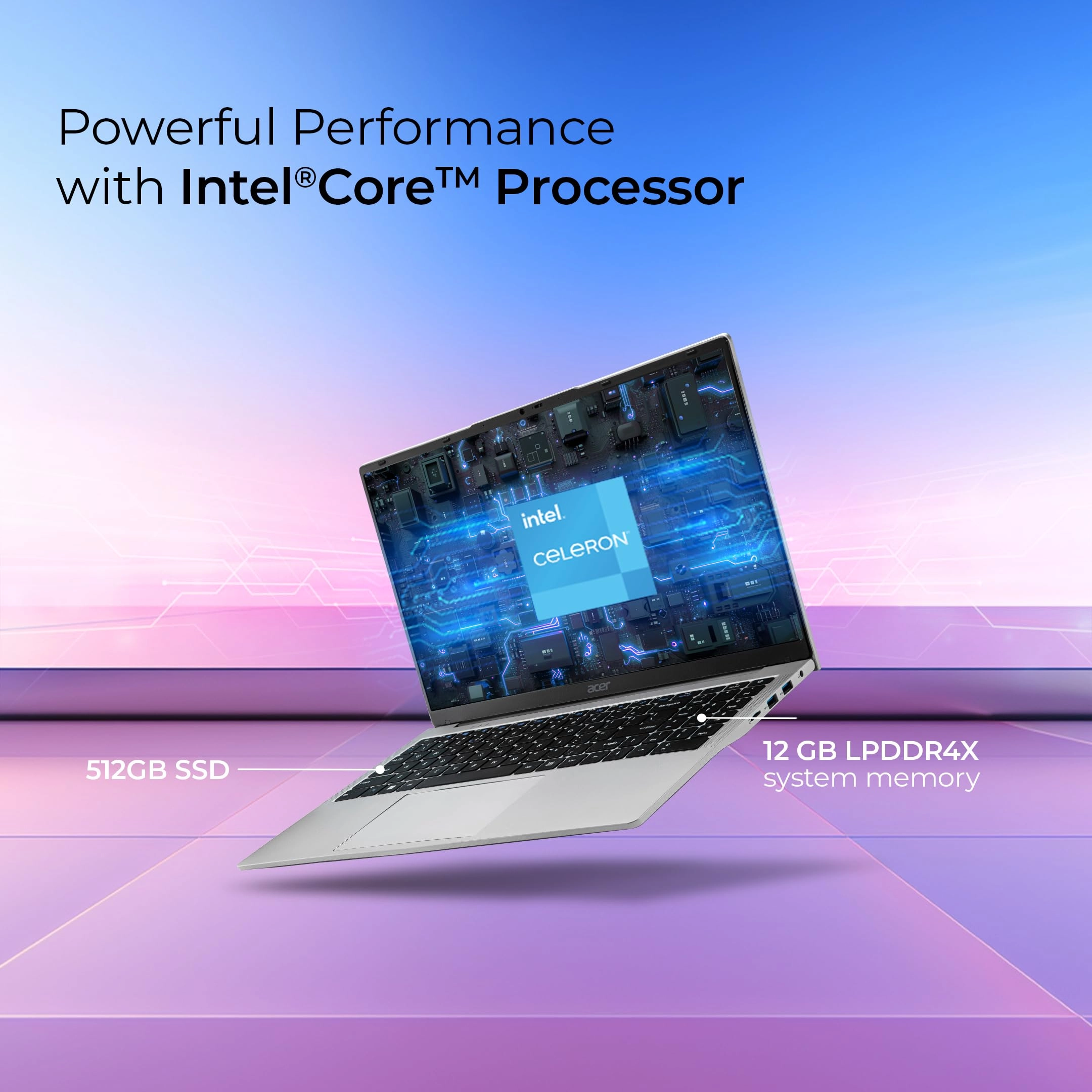 Aspire 3 A325-45 - 15.6'' Celeron N4500 12GB DDR4 512GB SSD