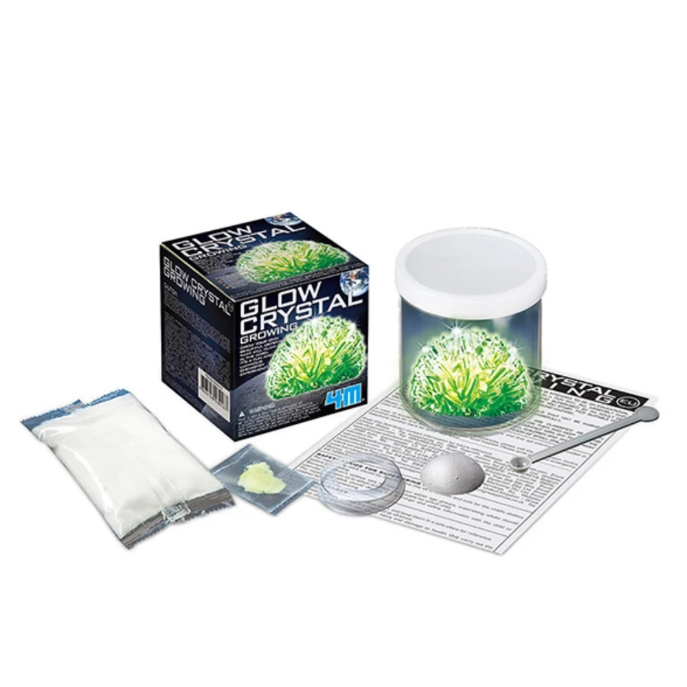 Glow Crystal Growing Kit Chemistry Earth Science - 14 years+