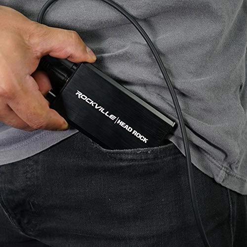 HeadRock - Battery Powered Rechargeable Personal Headphone Amplifier Black