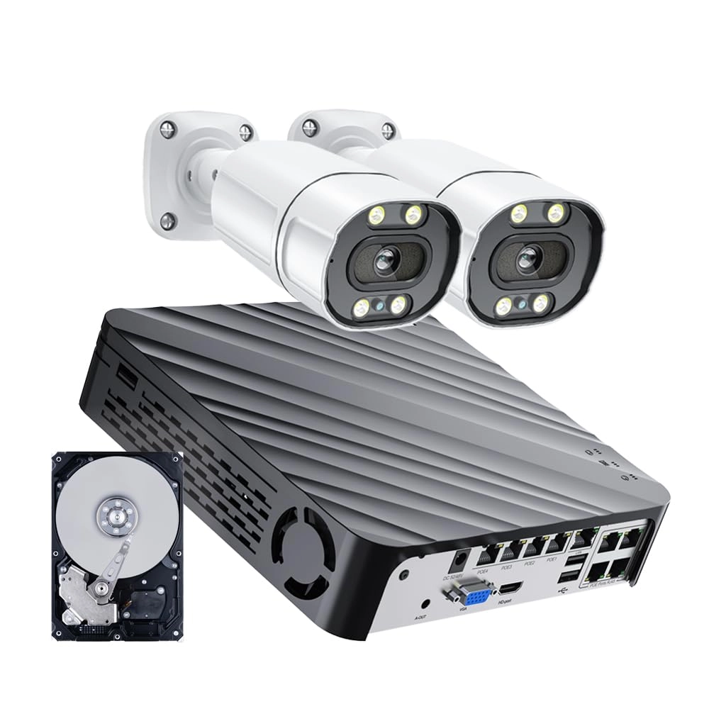 DFHSADF Security Camera System 4K