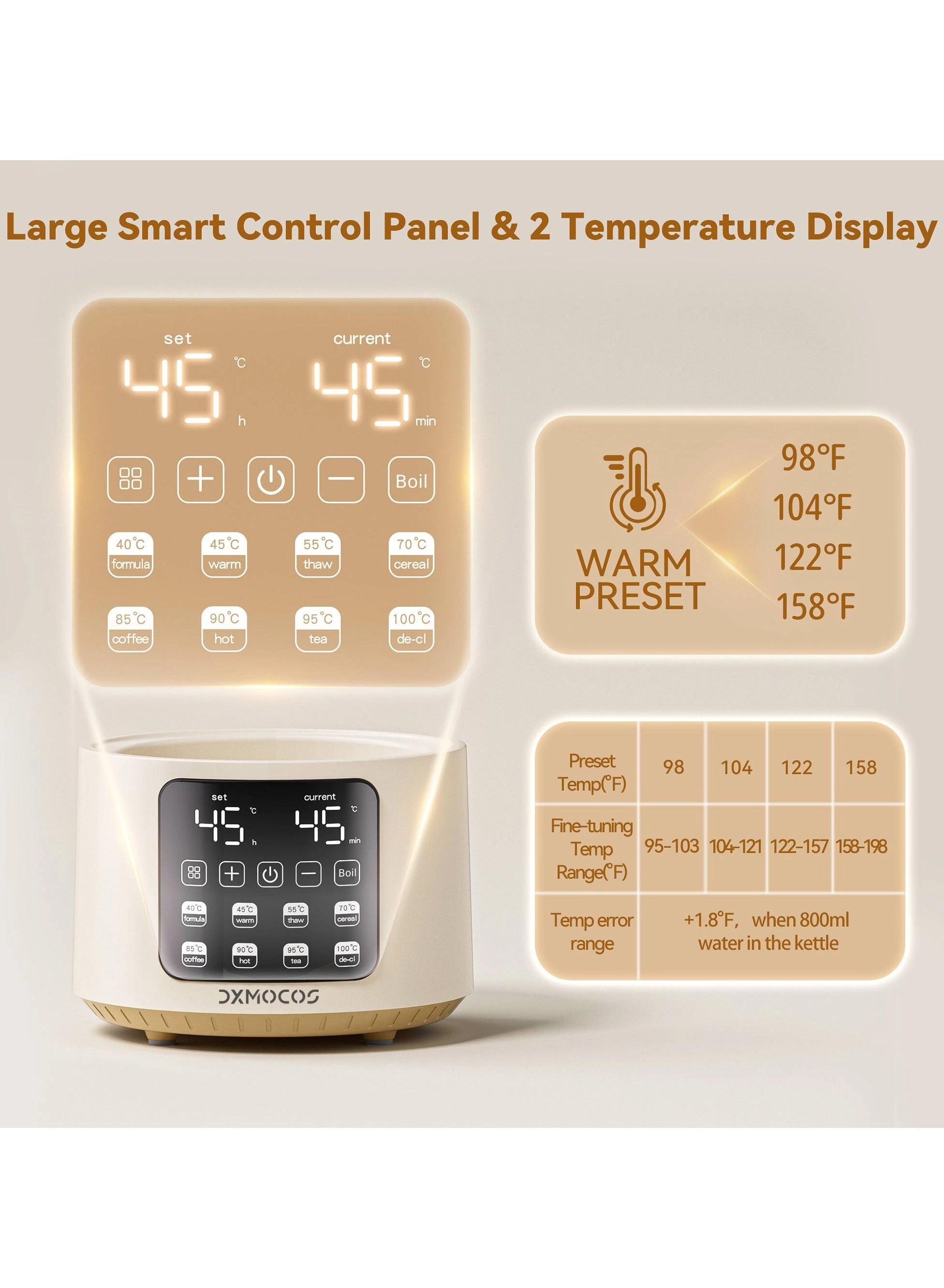 Temperature Control Electric Kettle