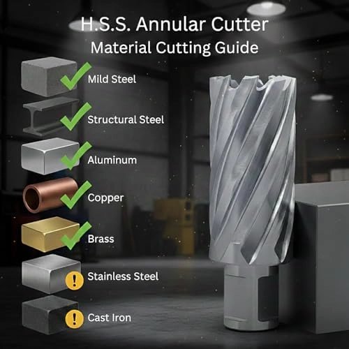 Annular Cutter - 2-1/2'' 2'' H.S.S. Pilot Pin