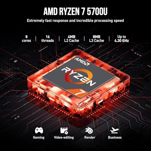 Aspire 3 - 15.6'' Ryzen 7-5700U 16GB DDR4 1TB SSD