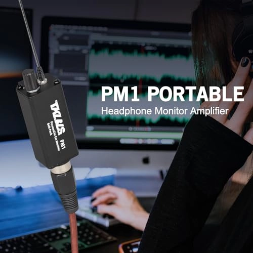 In Ear Monitor Amplifier - Stereo/Mono Switch XLR and TRS Input 3.5mm Output