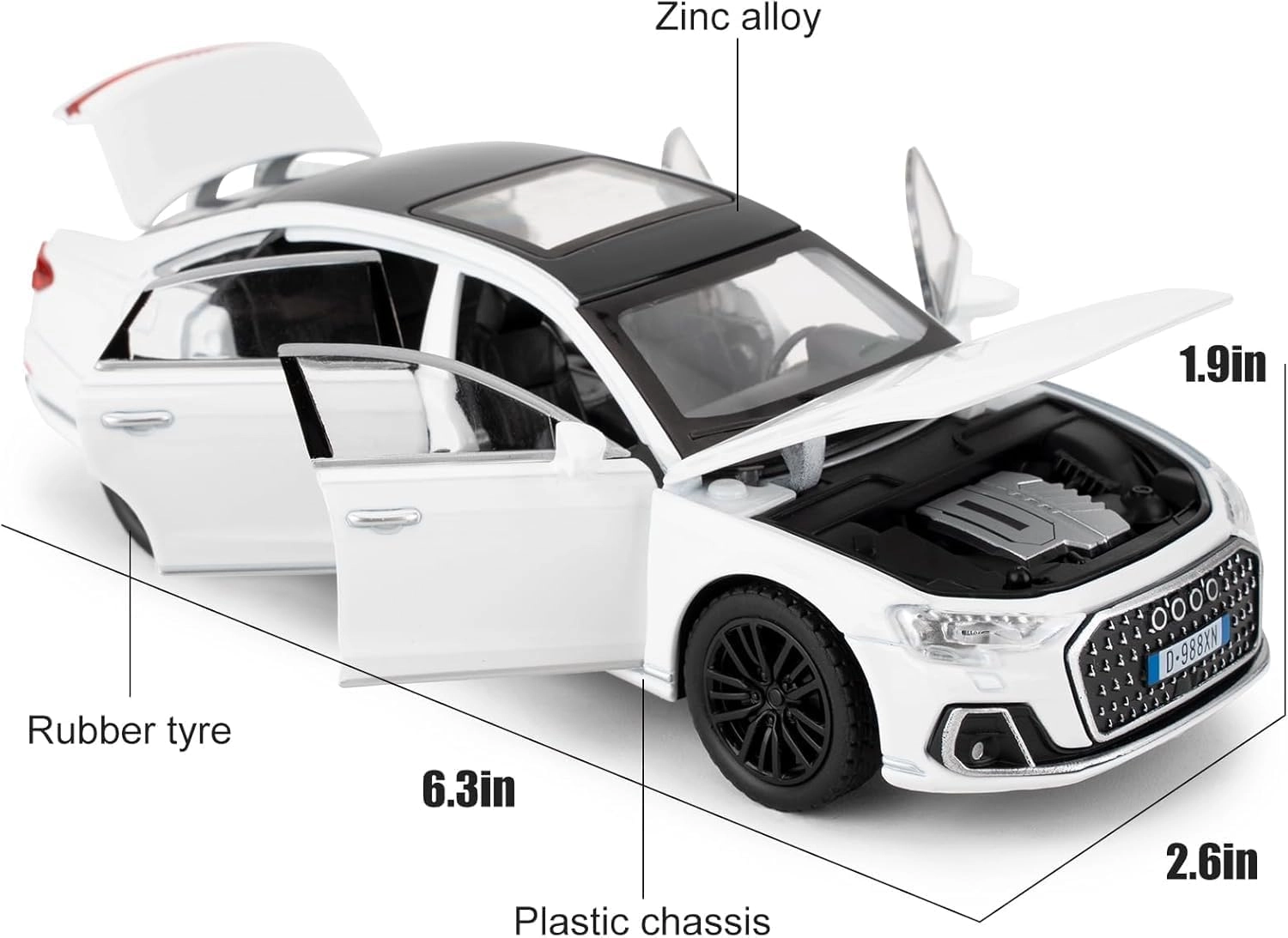 Aodi A8 1:32 - 1 pcs