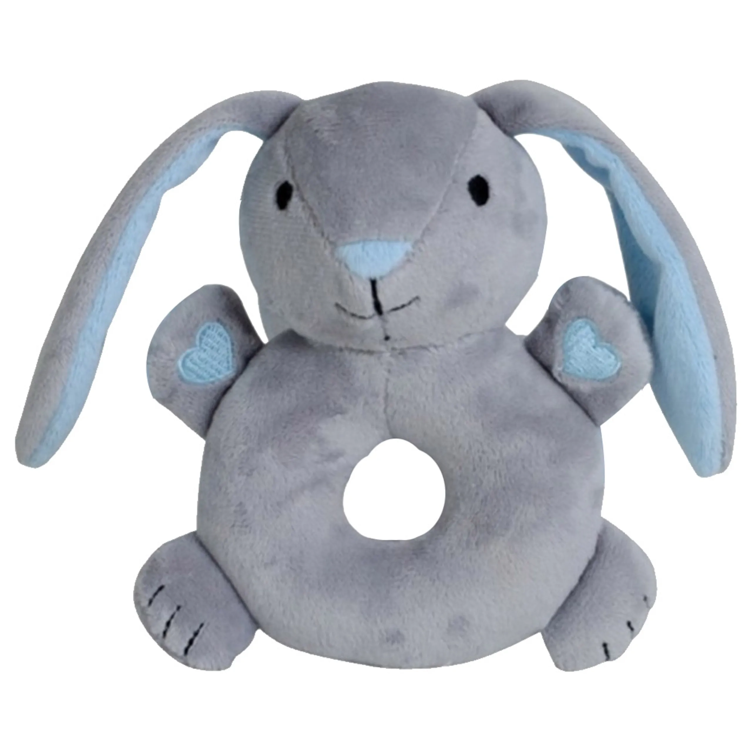BabyWorks Cuddle Rattle - Suitable for 3 months & above soft polyester Beau Bunny