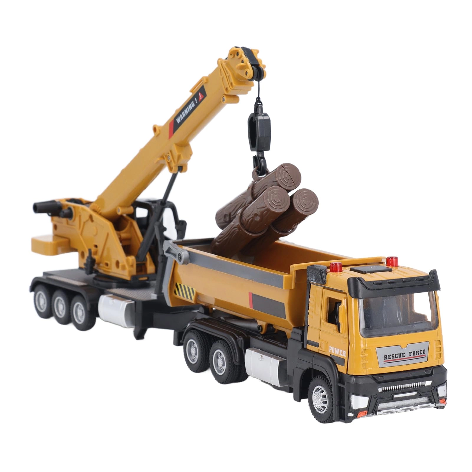 Crane with Dump Truck - Construction