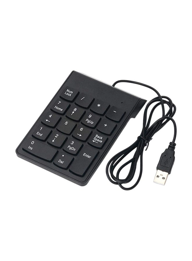 DUSALA 18-Key USB Wired Digital Numeric Keyboard