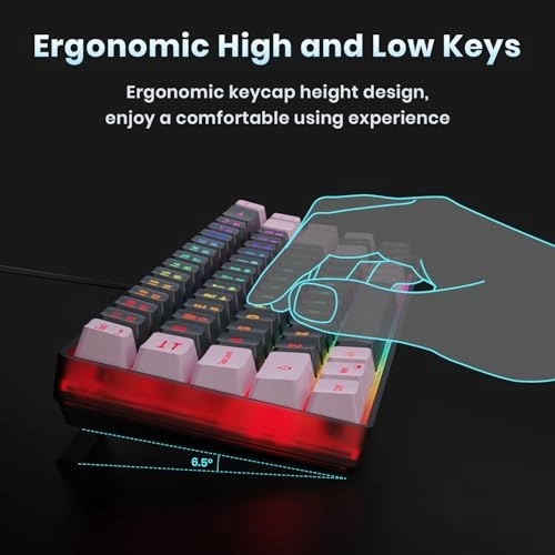 65% Gaming Keyboard - Wired