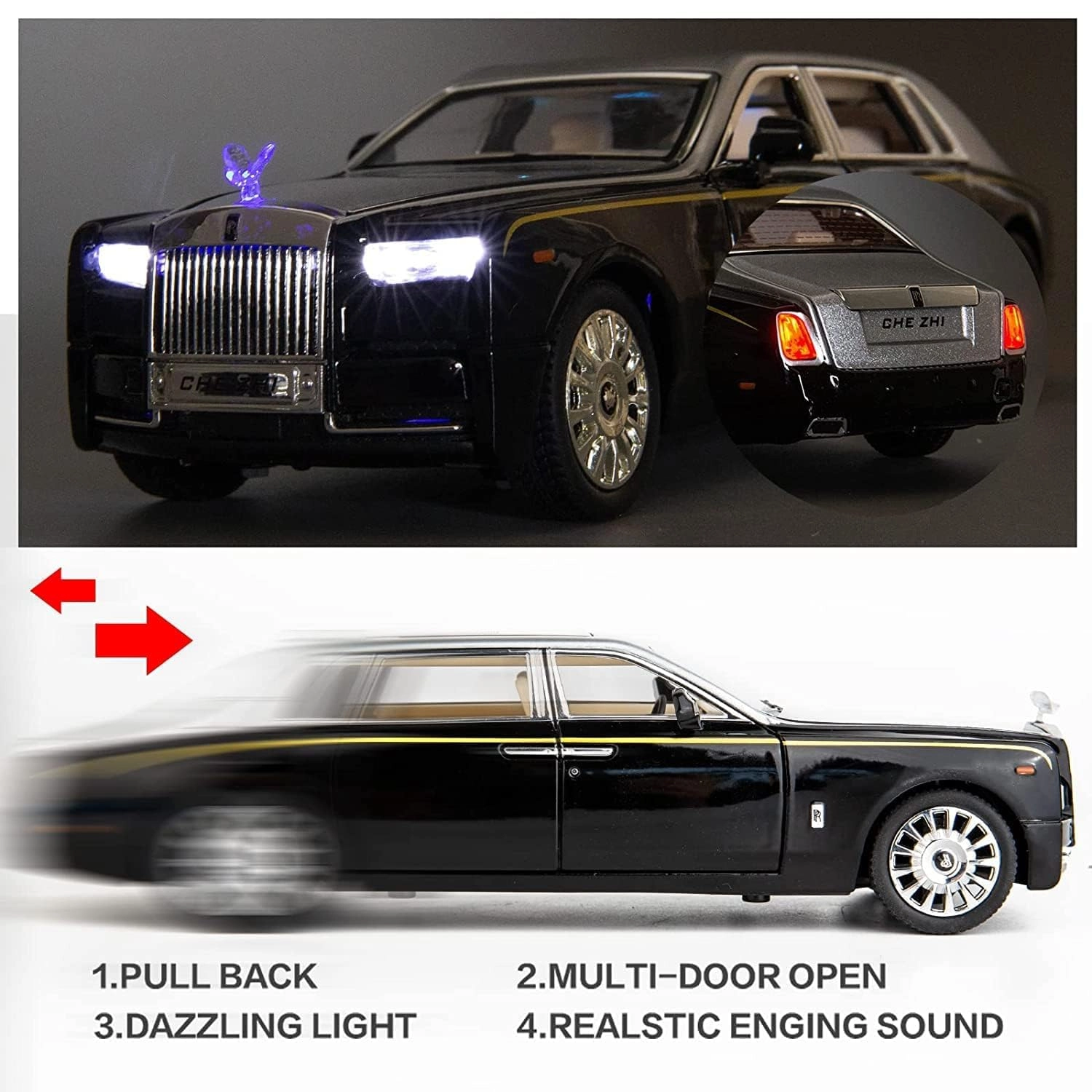Rolls-Royce Phantom - 1:24 Scale 1.0 Count
