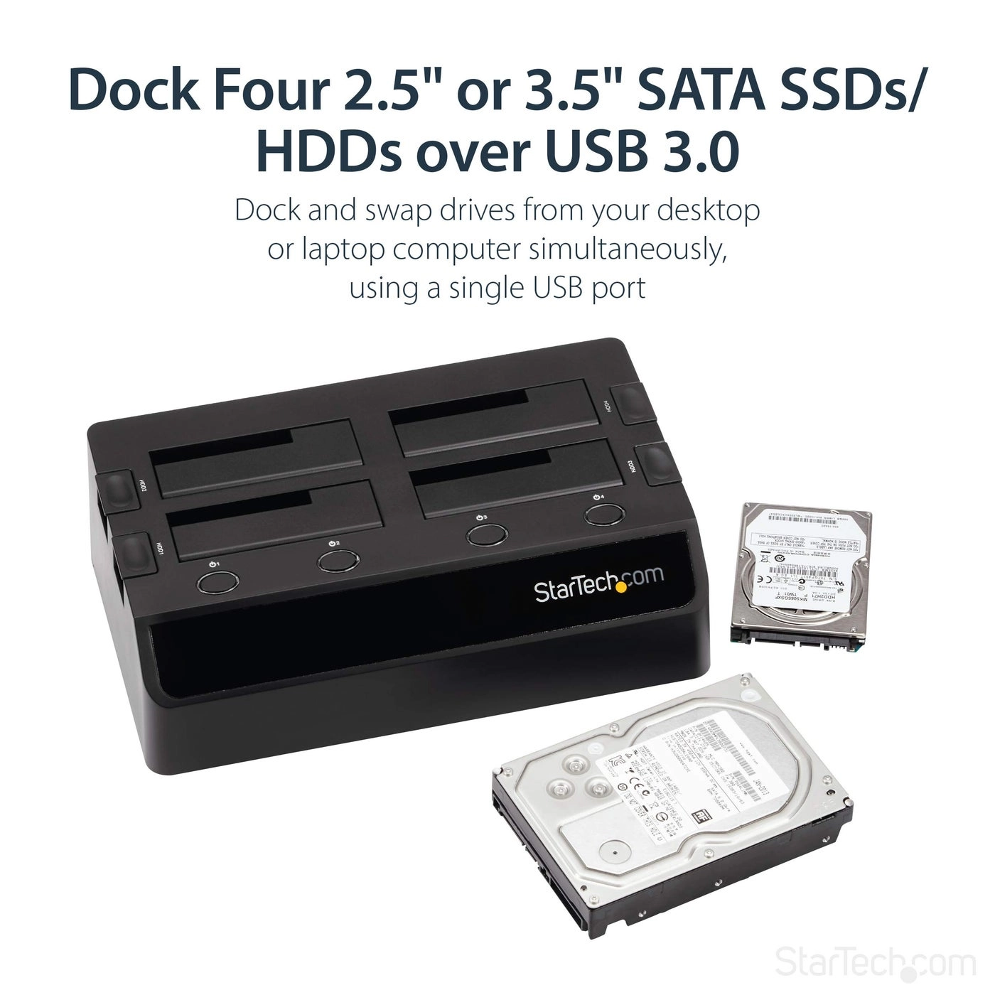 Hard Drive Docking Station - 4-Bay