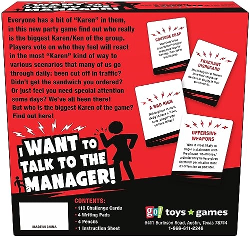 I Want to Talk to The Manager - 110 pieces English 14 years and up