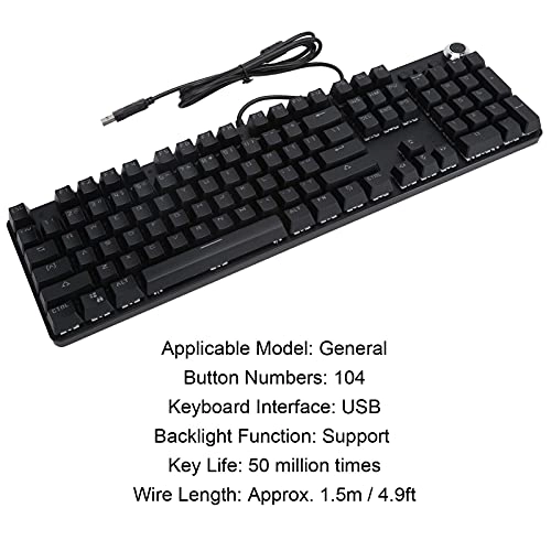 104 Key RGB Mechanical Keyboard - US Wired/Wireless