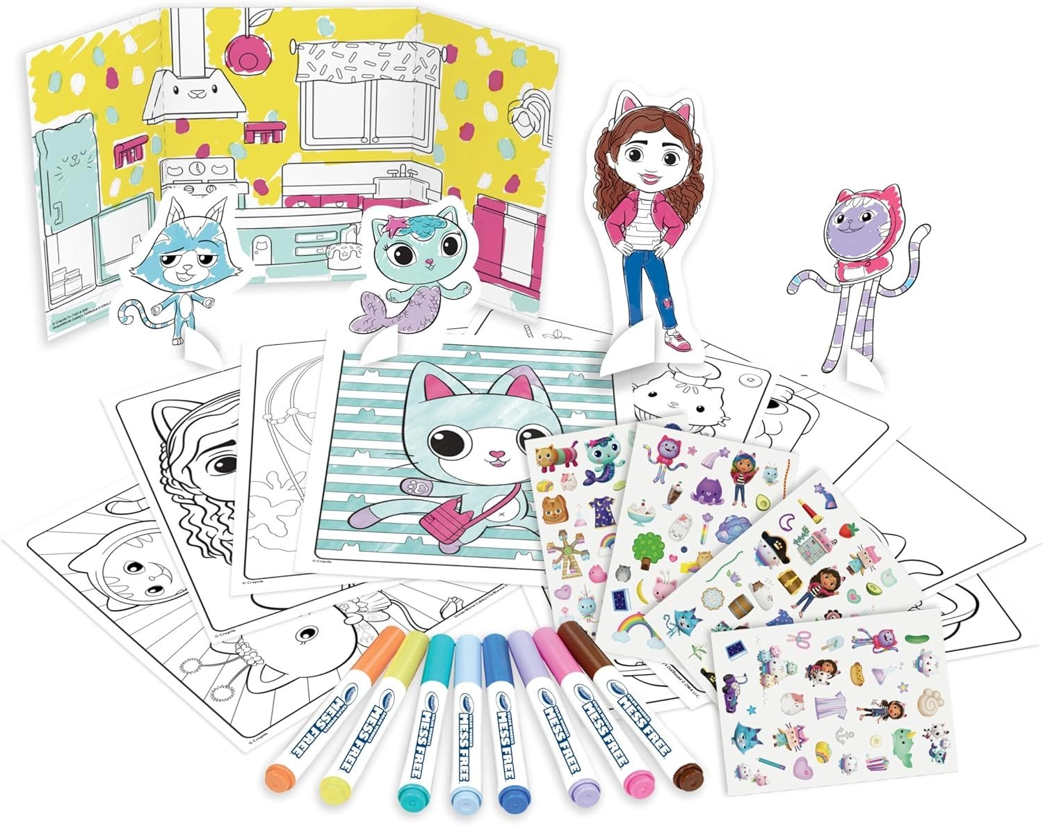 Color Wonder Activity Set - 40+ pieces 8 stain-free pens