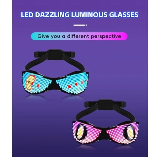 LED Glasses - Bluetooth Full Color USB C