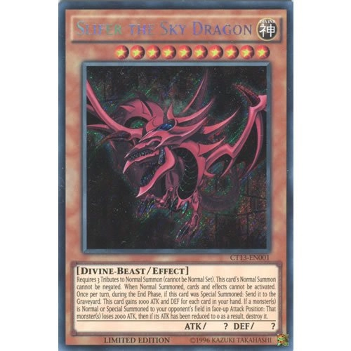 Yu-Gi-Oh! Slifer the Sky Dragon CT13-EN001 - English