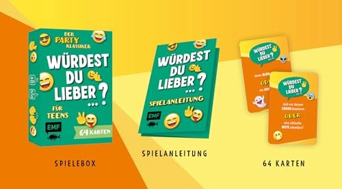 Kartenspiel: Würdest du lieber ...? - German ab 13 Jahren 64 cards