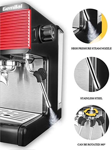 Drip Coffee Machine - Compact Anti-drip Milk frothing