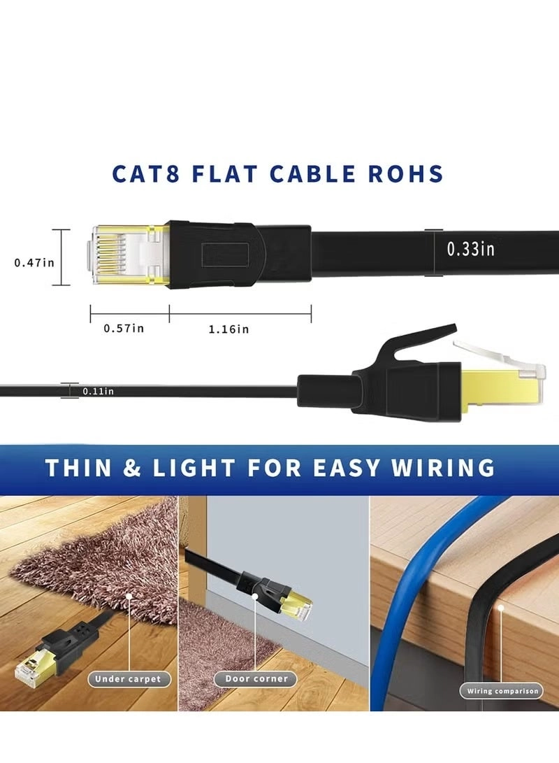 Cat8 Ethernet Cable - 20 Meters