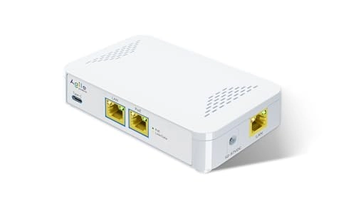 PoE to USB C Switch - 60W 1 Ethernet Port 802.3af/at 1000 Megabits Per Second