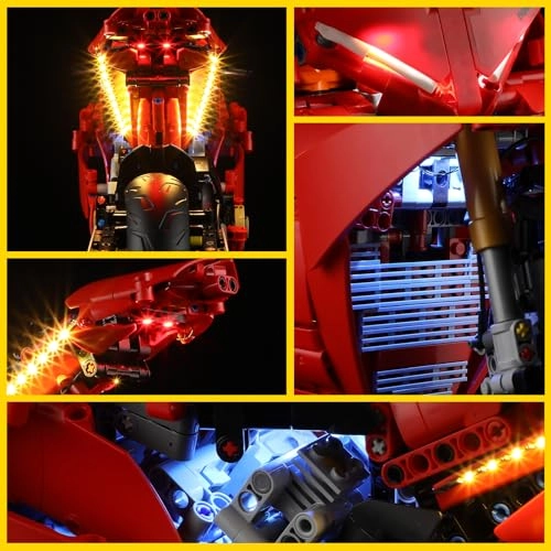 Light Kit for Lego 42202 Ducati Panigale V4 S Motorcycle - LED Lighting
