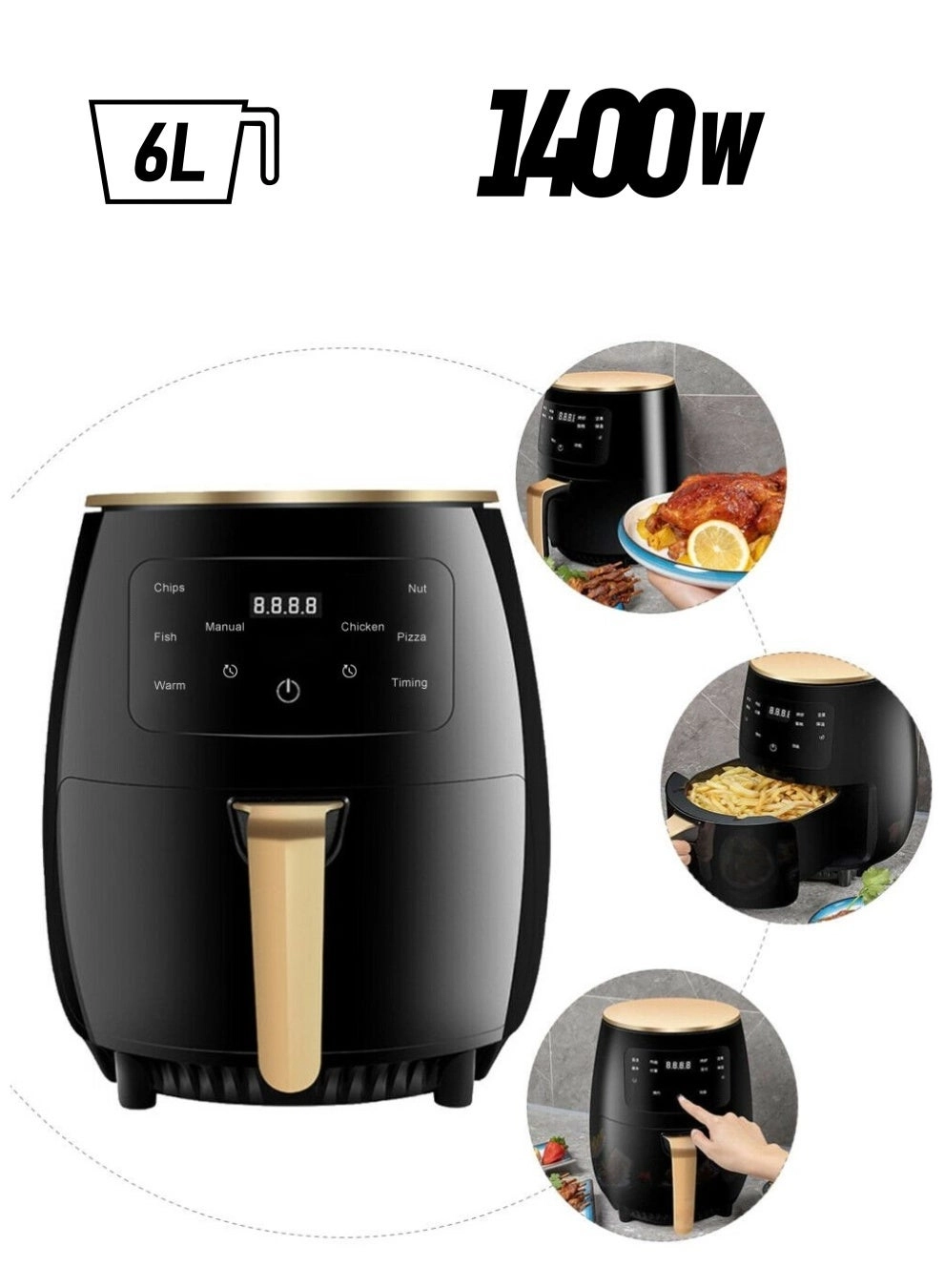 Oil-Free Electric Air Fryer