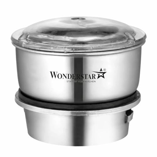 WONDER STAR chutney jar - polycarbonate body 4 teeth coupler
