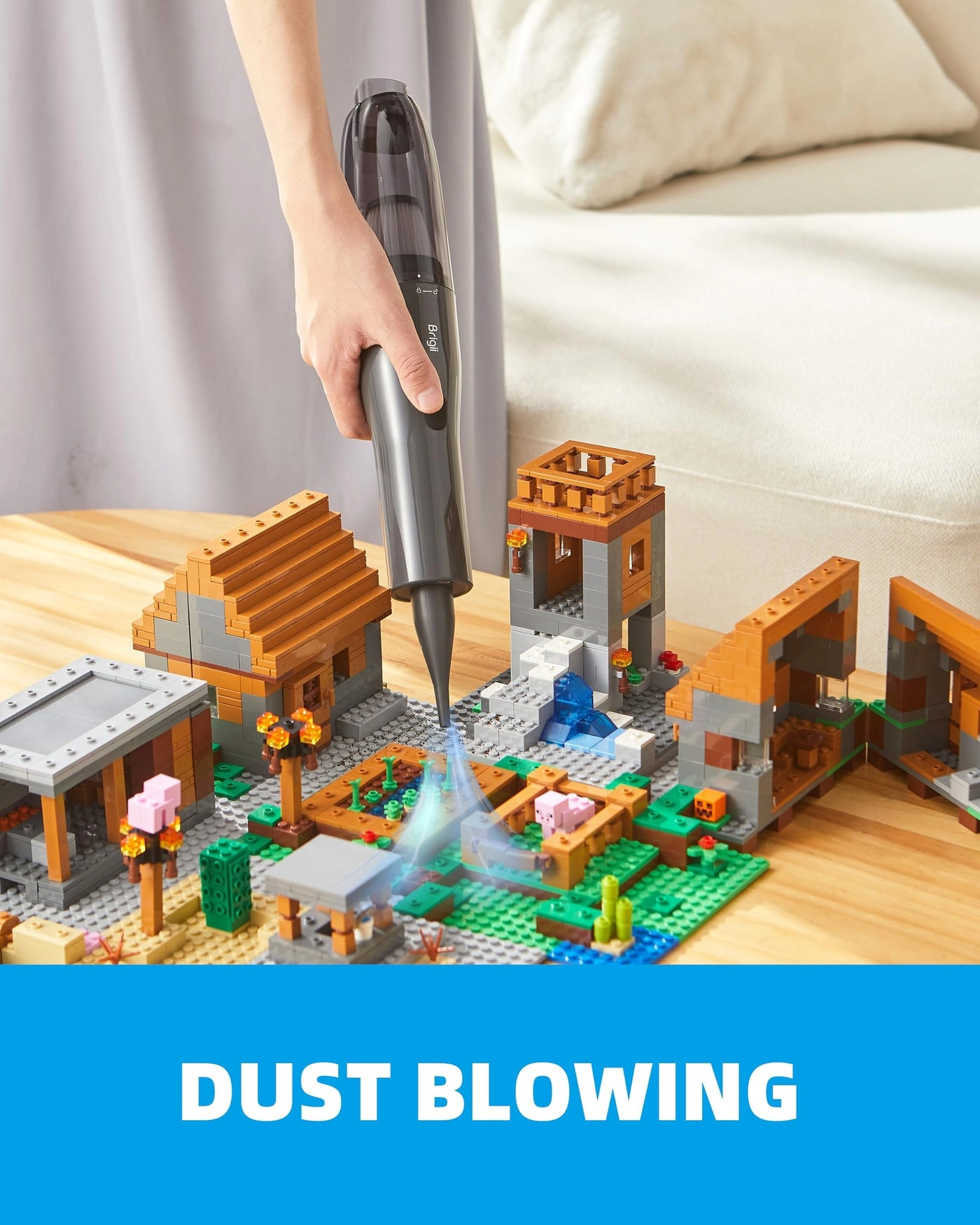 Crevice Vacuum - Cordless 2-in-1 USB-C Rechargeable