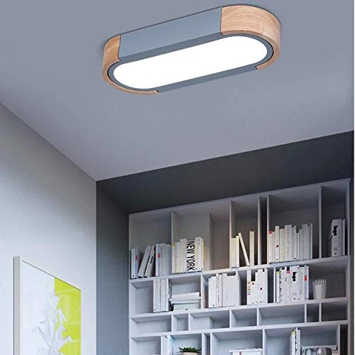 Macharon Balcony Lamp - 35*14cm Gray tricolor light