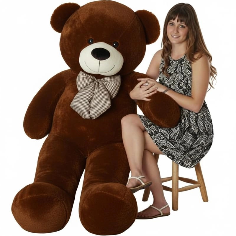 MOSU, PRODUCT IS ORIGINALLY MADE AND DESIGNED BY MOSU ENTERPRISE, Delhi-110084. Call: +91-9560250448 Teddy Bear 120 cm Rabbit Fur Plush