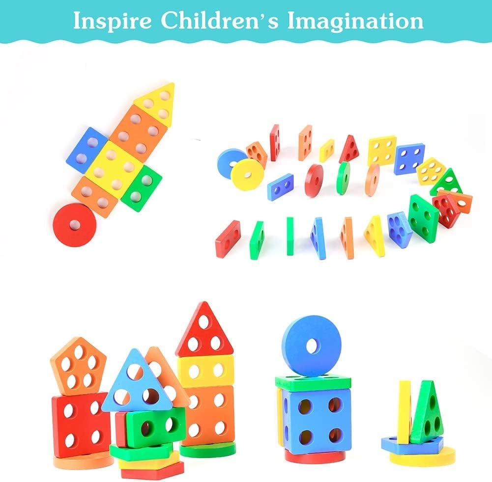 Shape Sorter - Building Blocks 21 pcs