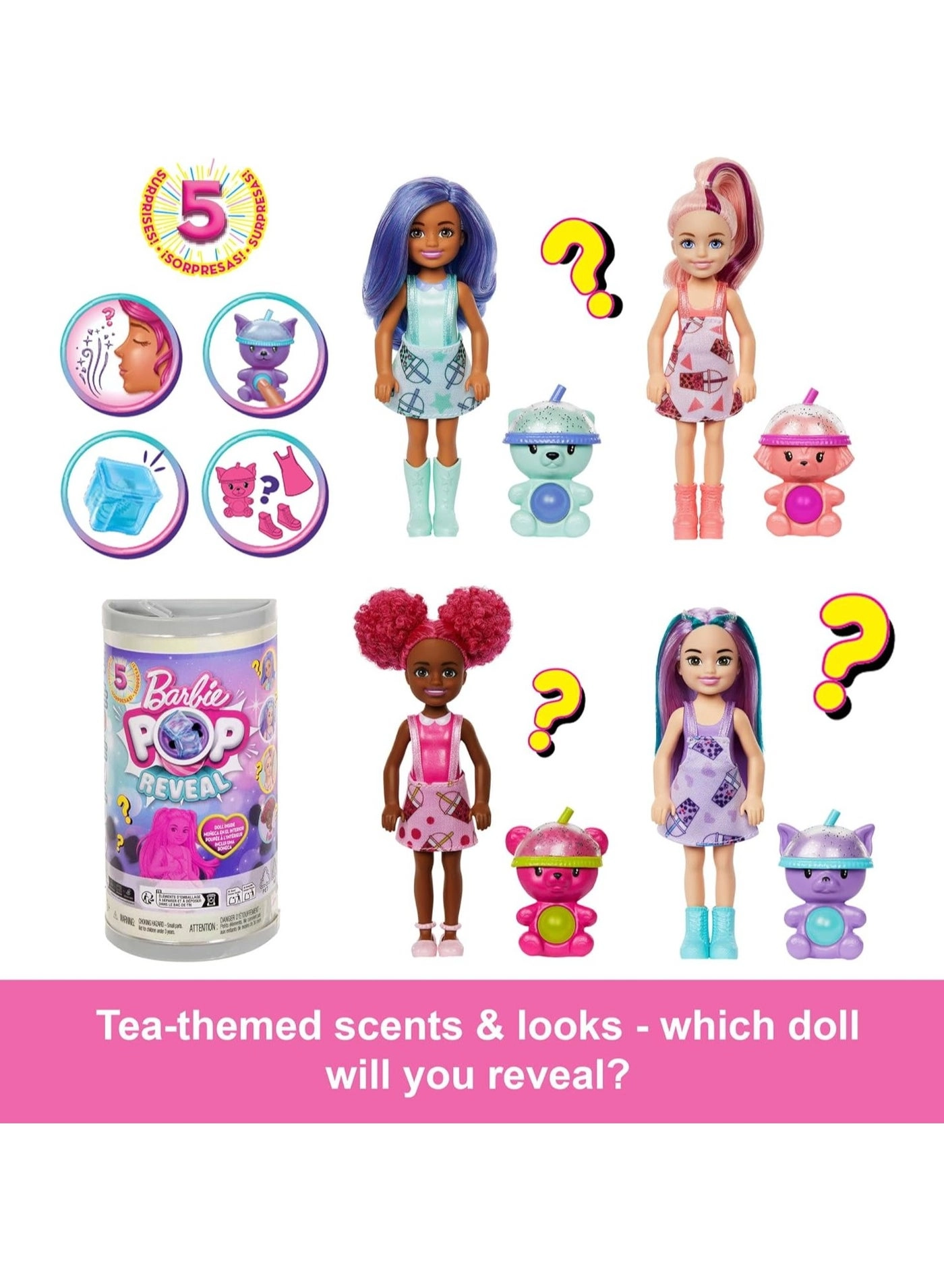 Pop Reveal Doll - 1 Piece Only Assorted/Styles May Vary