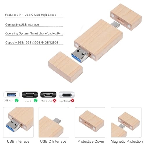 40409 - USB 3.0 USB A + USB C 32 GB