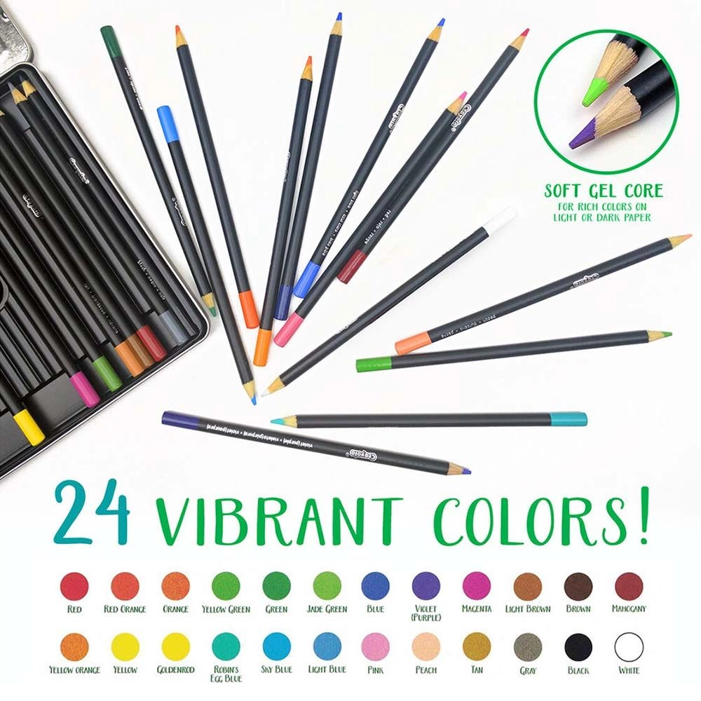 Blend & Shade Colored Pencils - 24 Ct