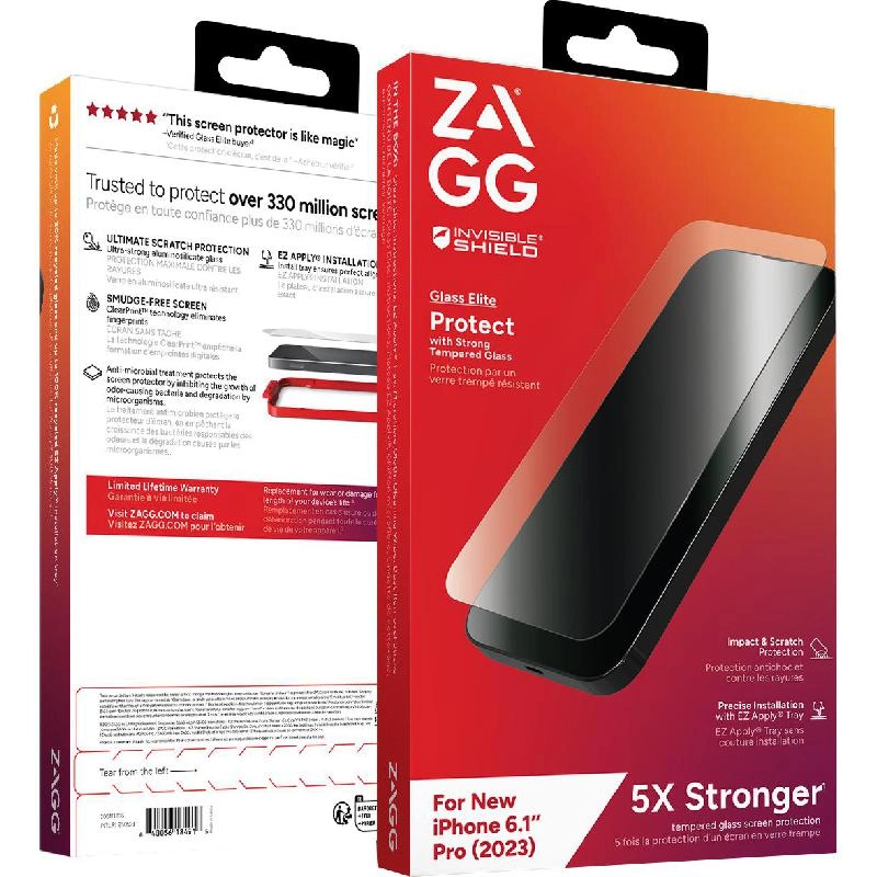 Clear Tempered Glass Screen Protector for iPhone 16 Pro Max