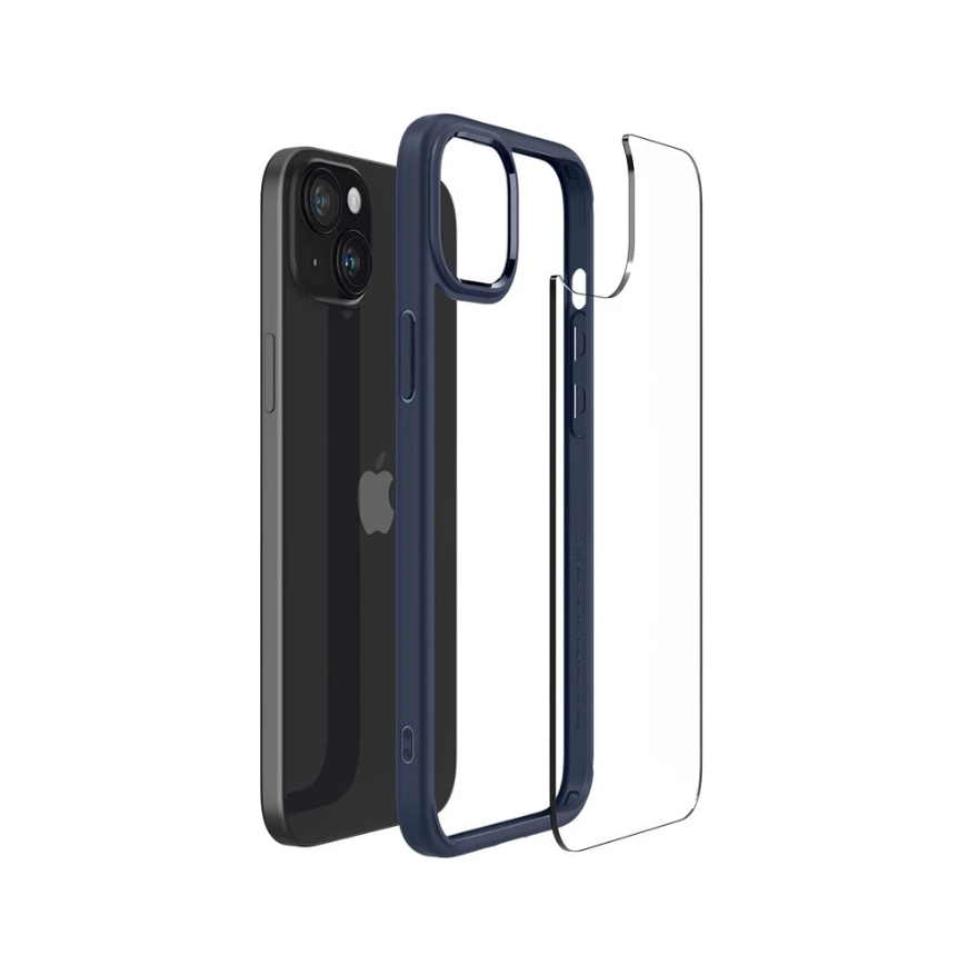 Crystal Hybrid Back Cover for iPhone 15