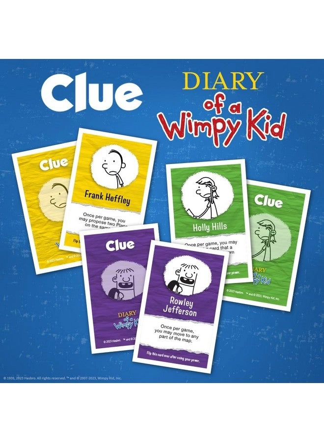 CLUE: Diary of a Wimpy Kid