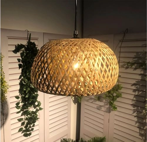 Bamboo Chandelier - Dimmable